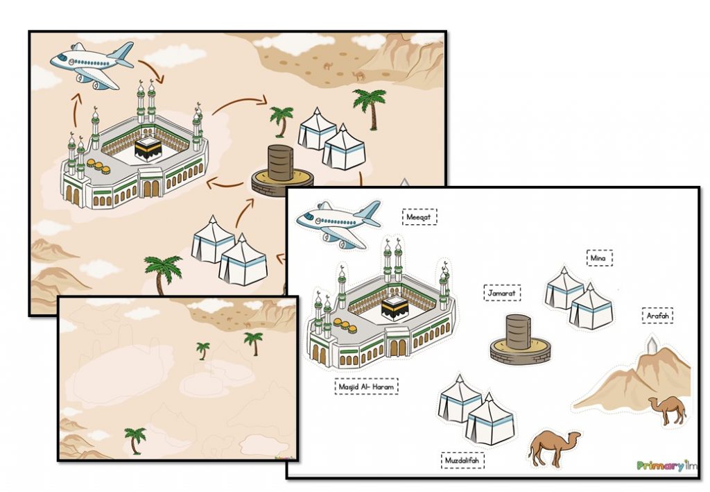 Hajj map for children