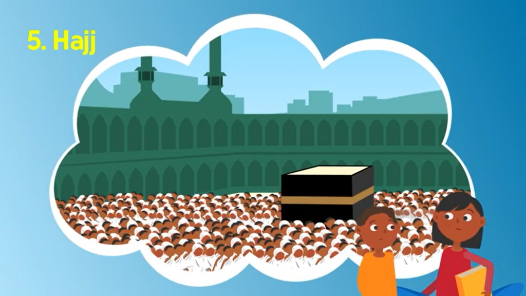 A video about the 5 pillars of Islam for children