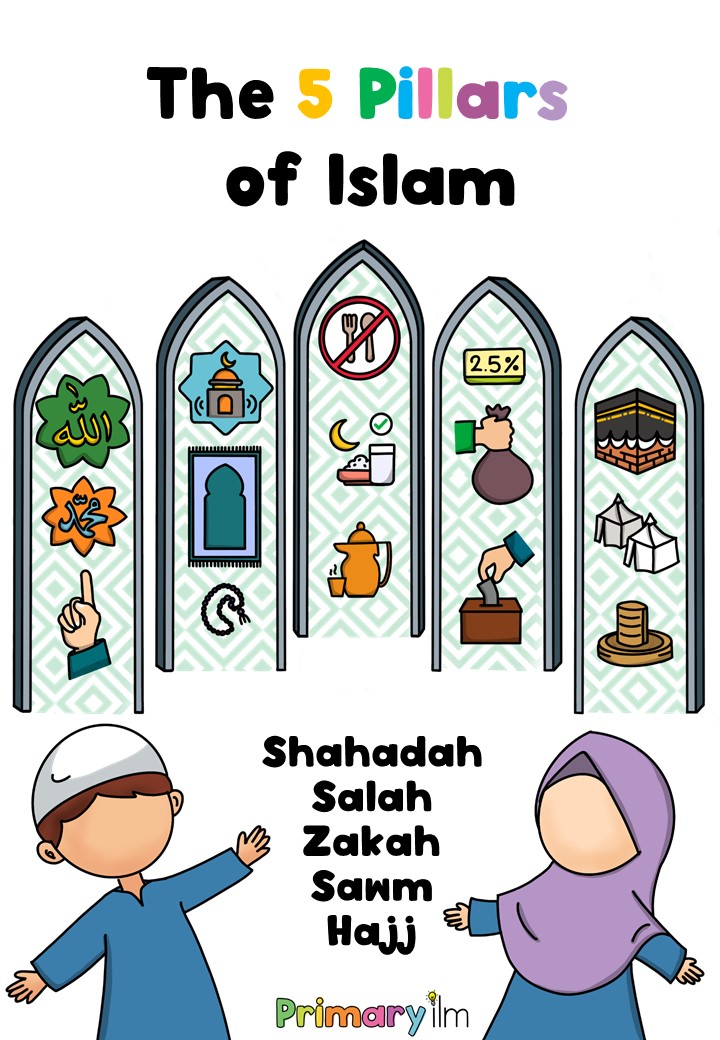 5 pillars of Islam for kids - Primary Ilm