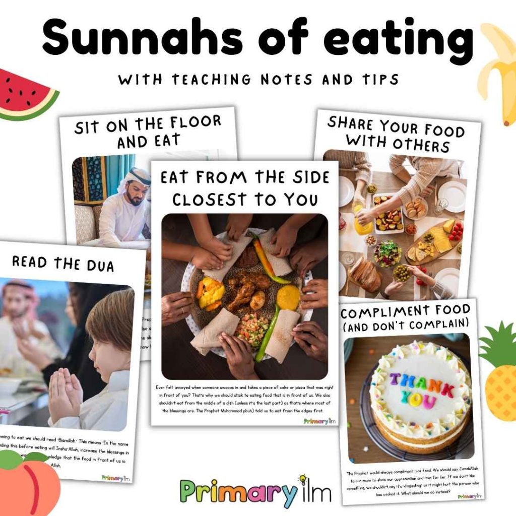sunnahs of eating lesson