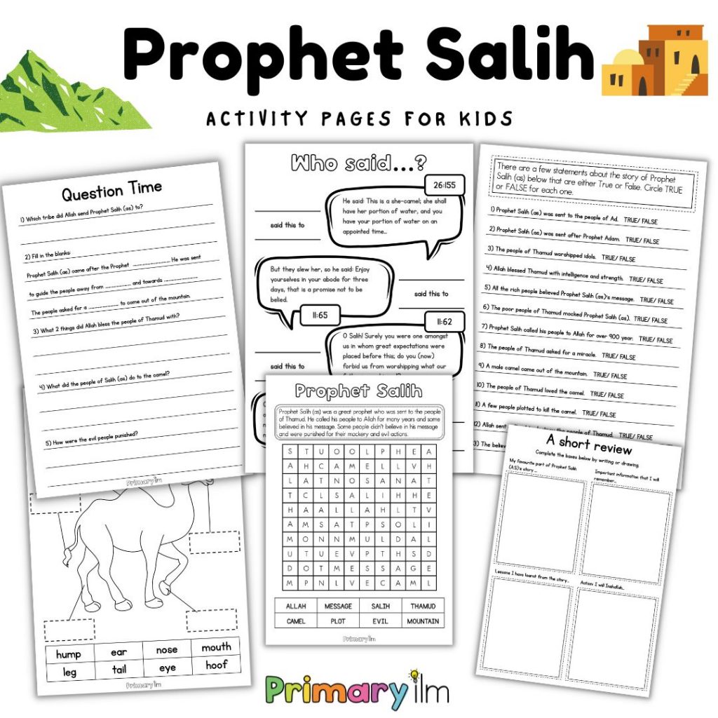 Prophet salih for kids