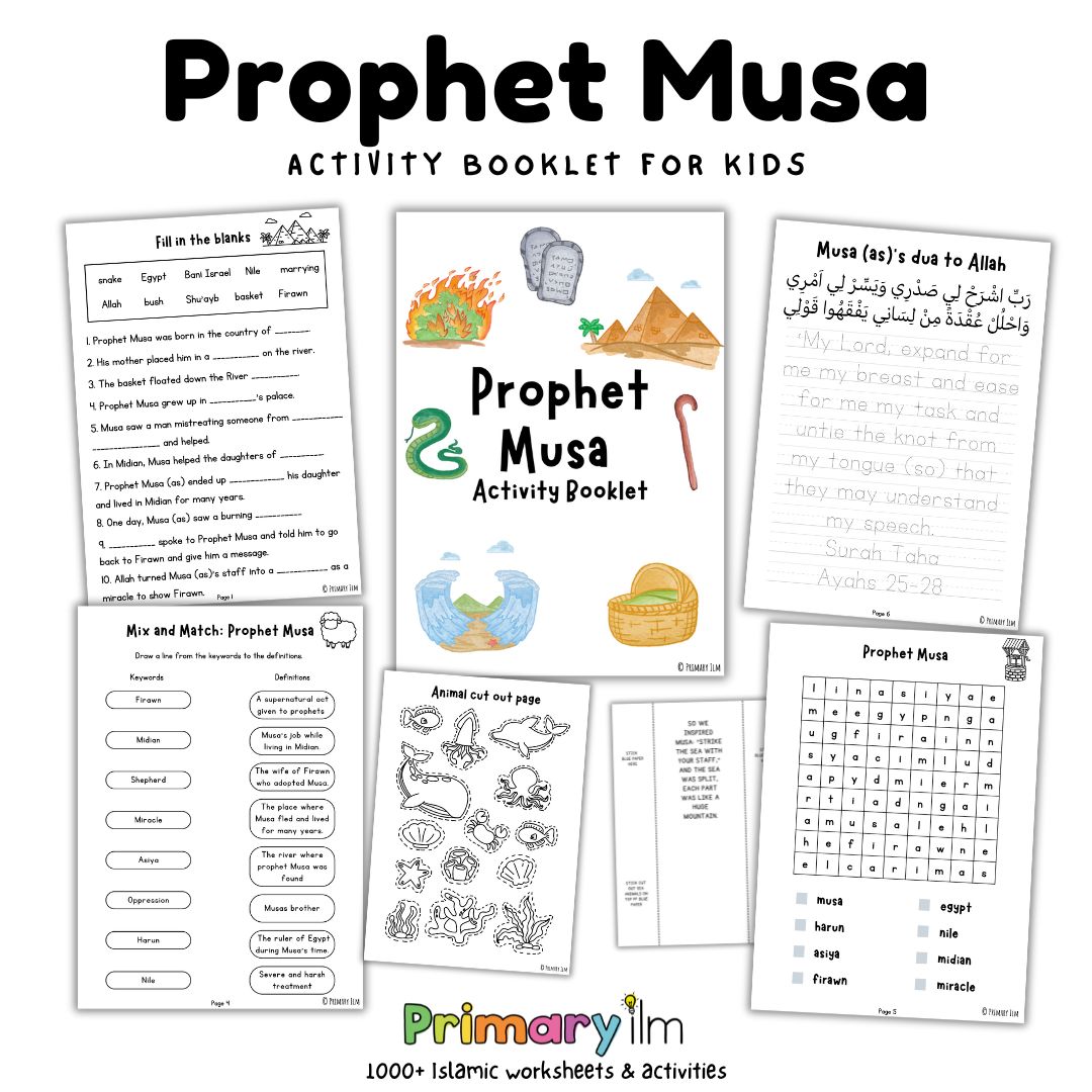 Story of Prophet Musa with activity booklet - Primary Ilm