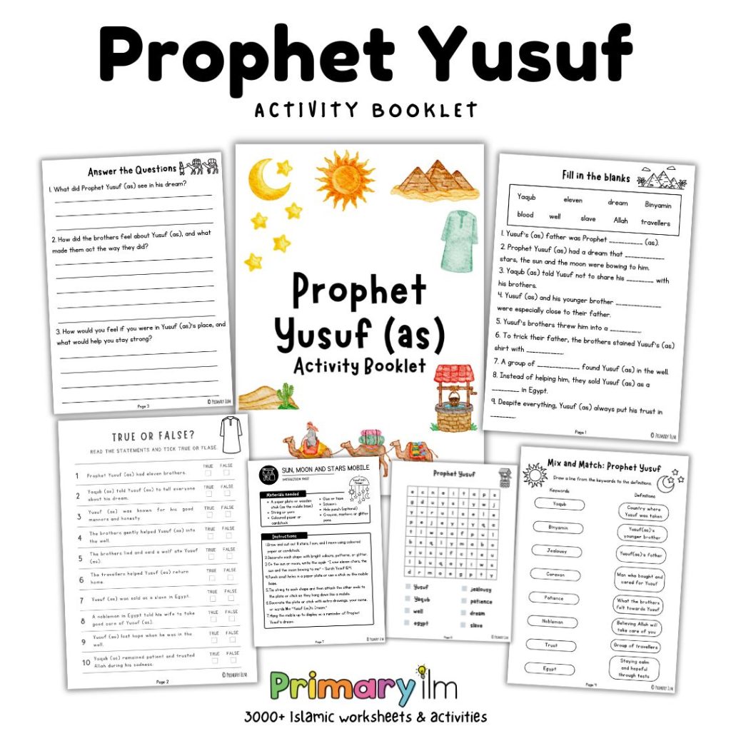 prophet yusuf activity