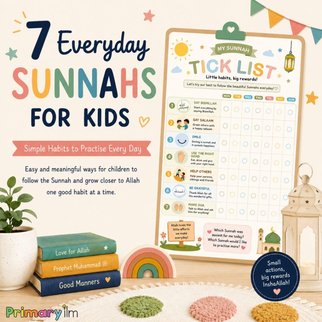 7 everyday sunnahs for kids