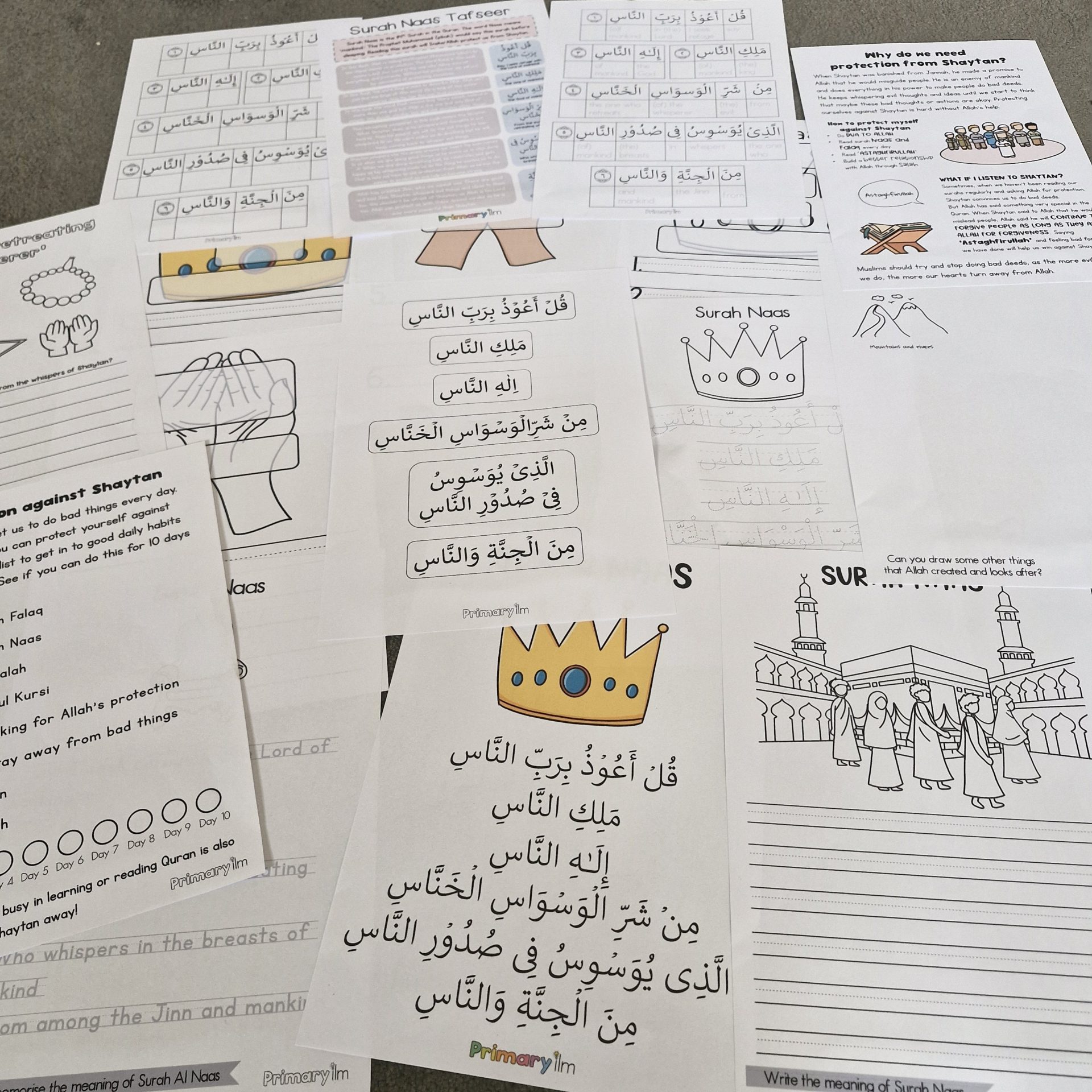 4 quls printable activities